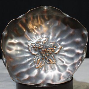 Gregorian hammered copper bowl.